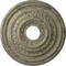 Ekena Millwork Orleans Medallion (Canopies up to 4 5/8"), 17 5/8"OD X 3 5/8"ID X 1 7/8"P, Castle Stone Crackle CM17OLCSC - alternate 1
